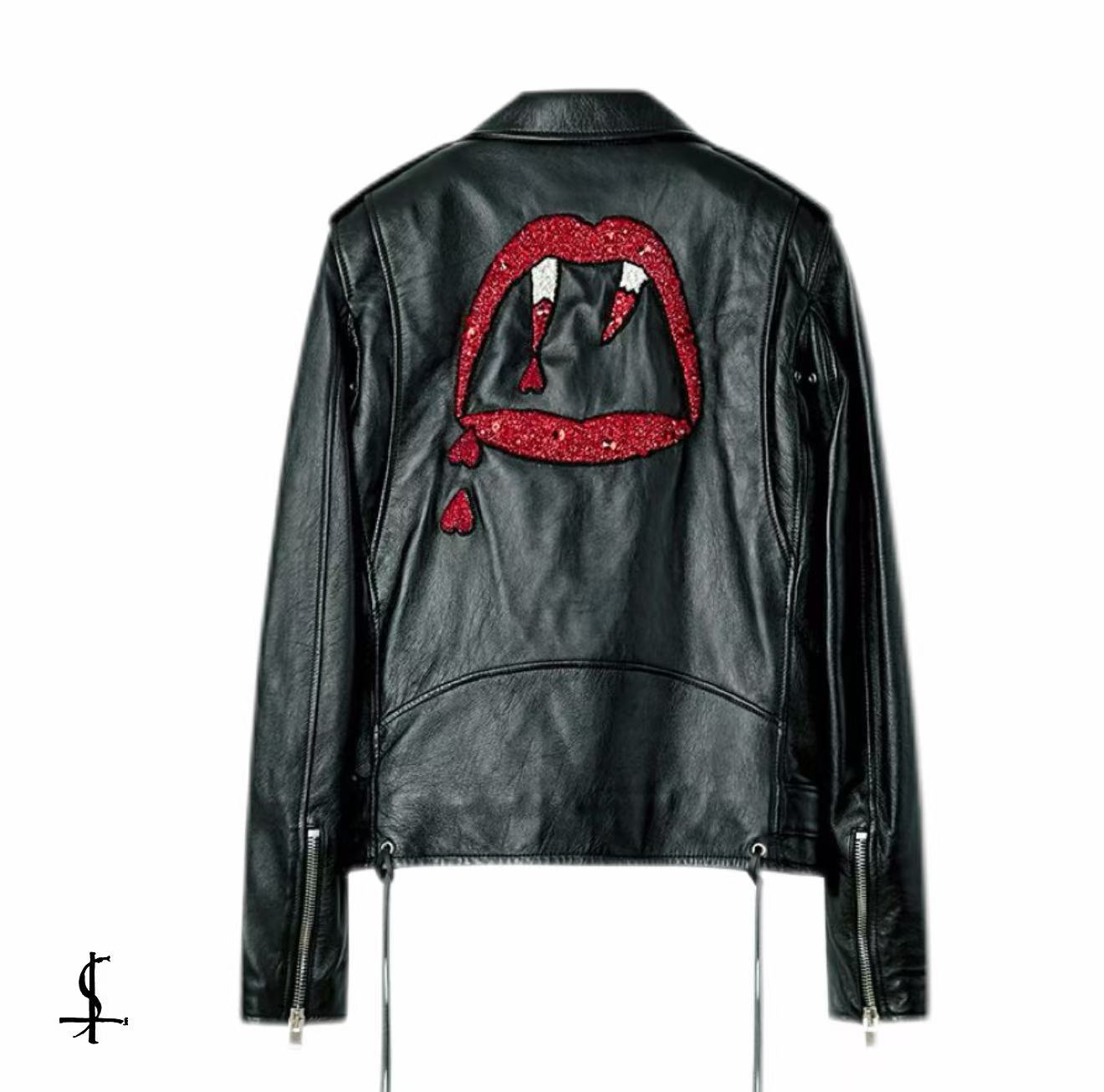 Saint Laurent 16FW Blood Luster L17 Leather Jacket