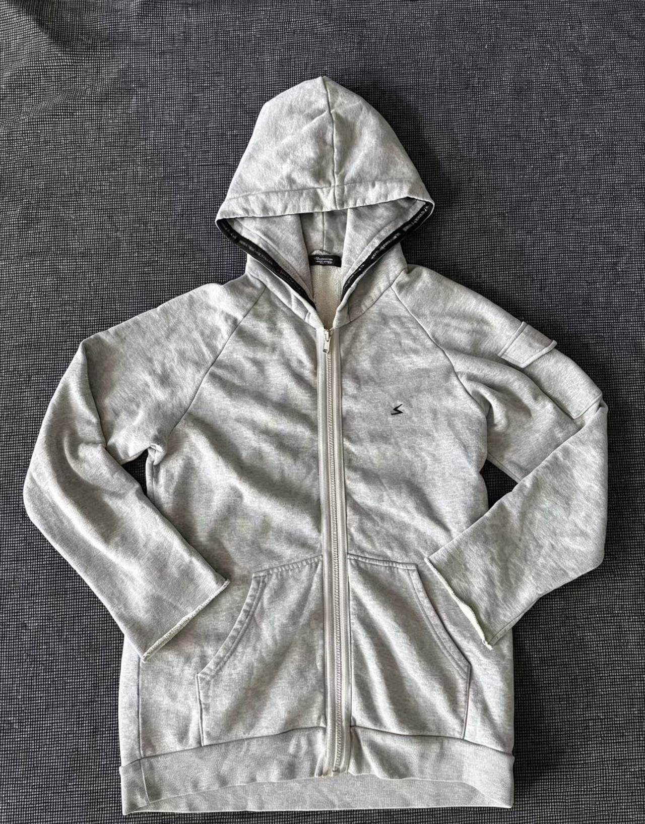 Undercover 09SS Lightning Bolt Zip Up Hoodie