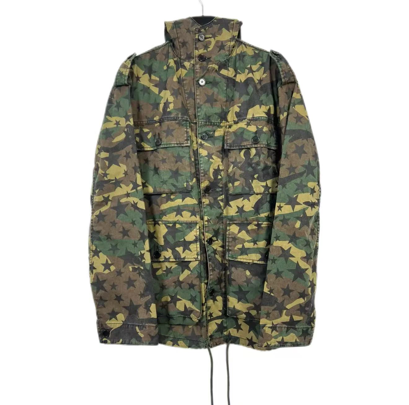 Saint Laurent 16AW Star Camo Military Jacket