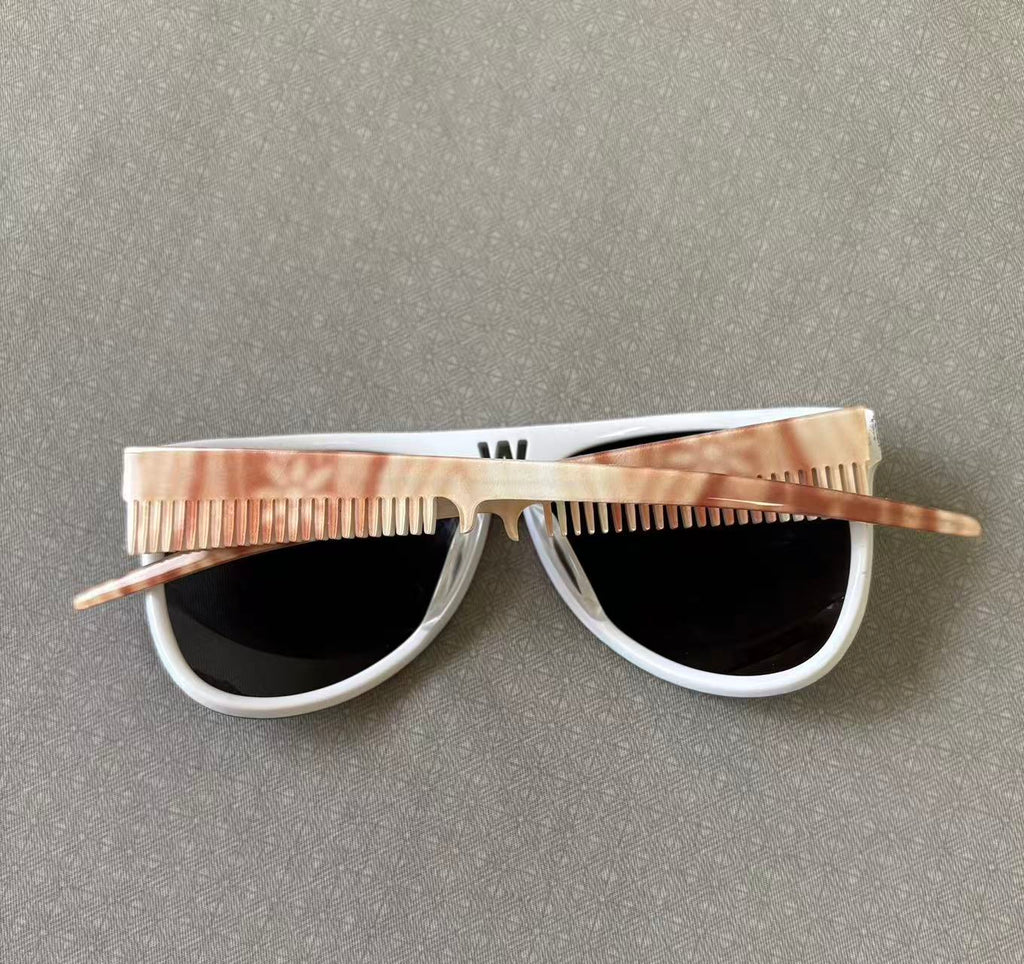 Walter Van Beirendonck Linda Farrow Comb Sunglasses