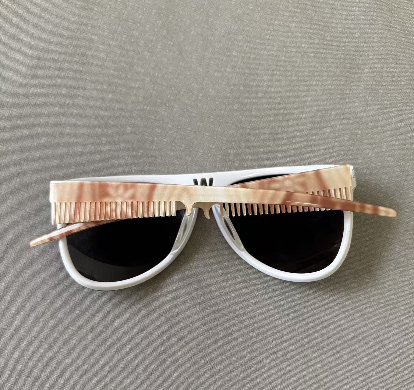 Walter Van Beirendonck Linda Farrow Comb Sunglasses