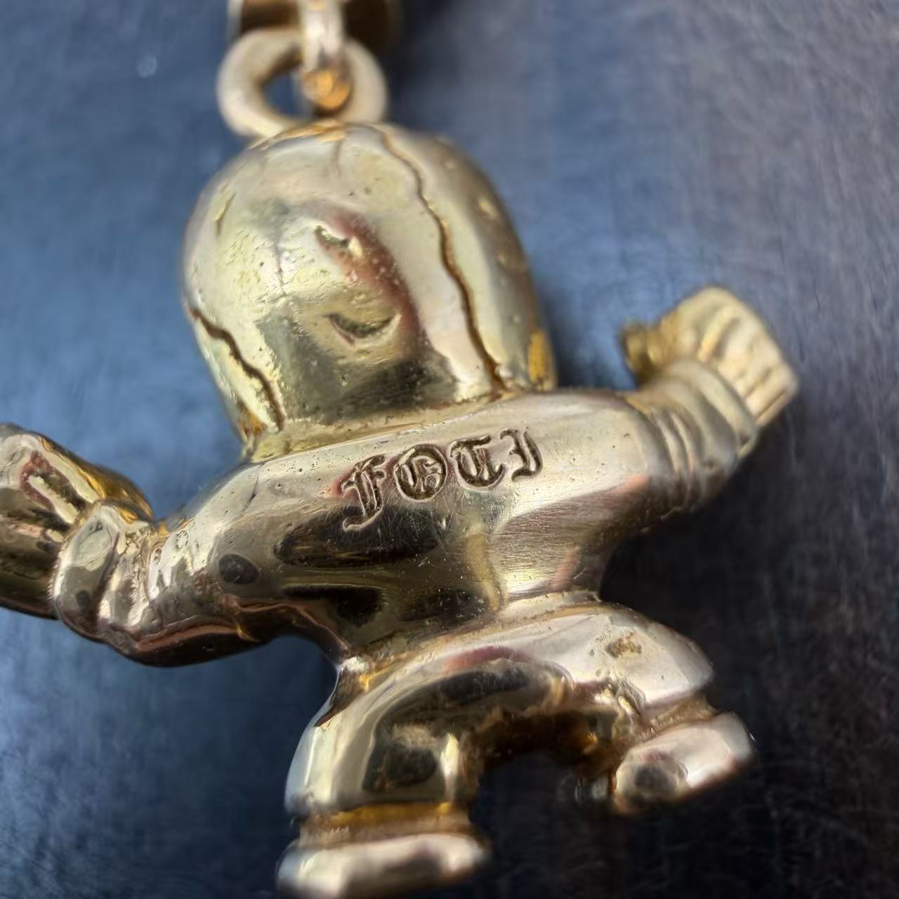 Chrome Hearts 22k Gold Foti Ear Pendant