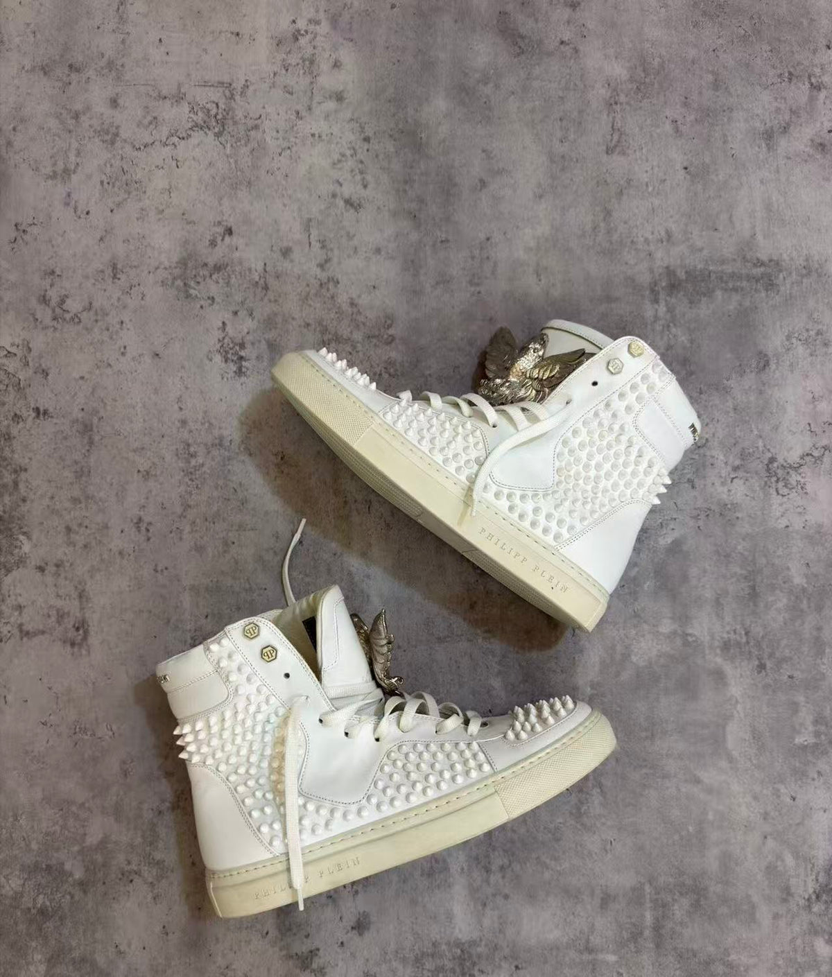Philipp Plein Studded High Top Sneakers