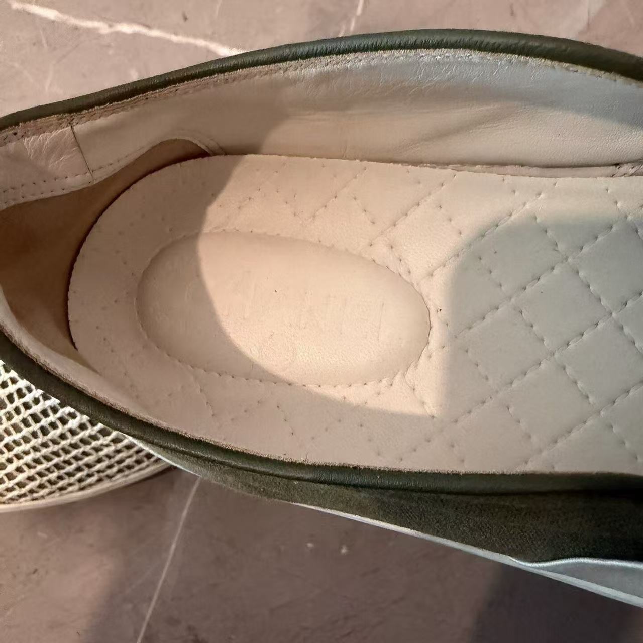 Chanel Fabric Canvas Mesh Slip-On Sneakers