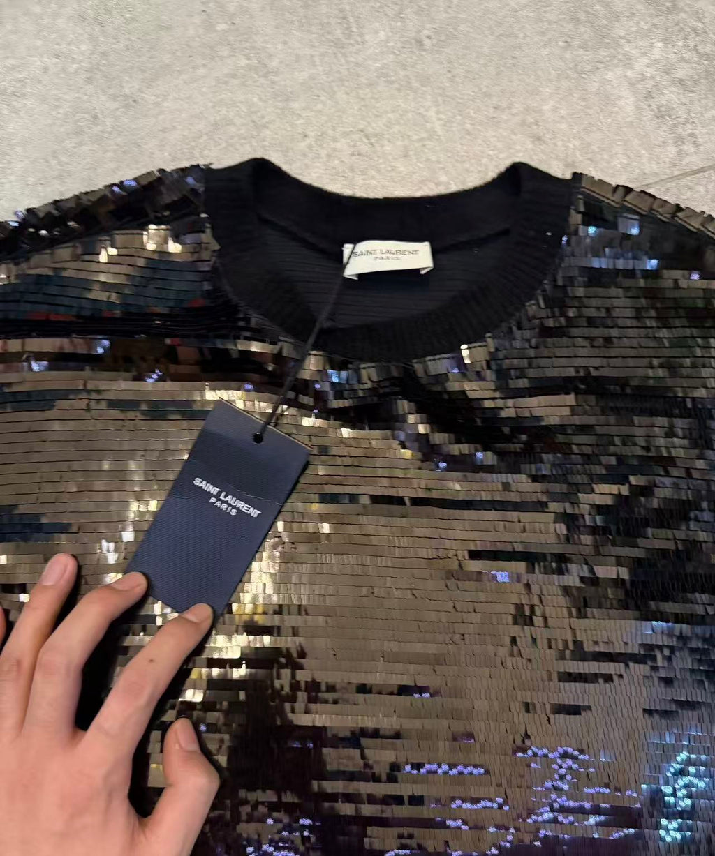 Saint Laurent sequin sweatshirt