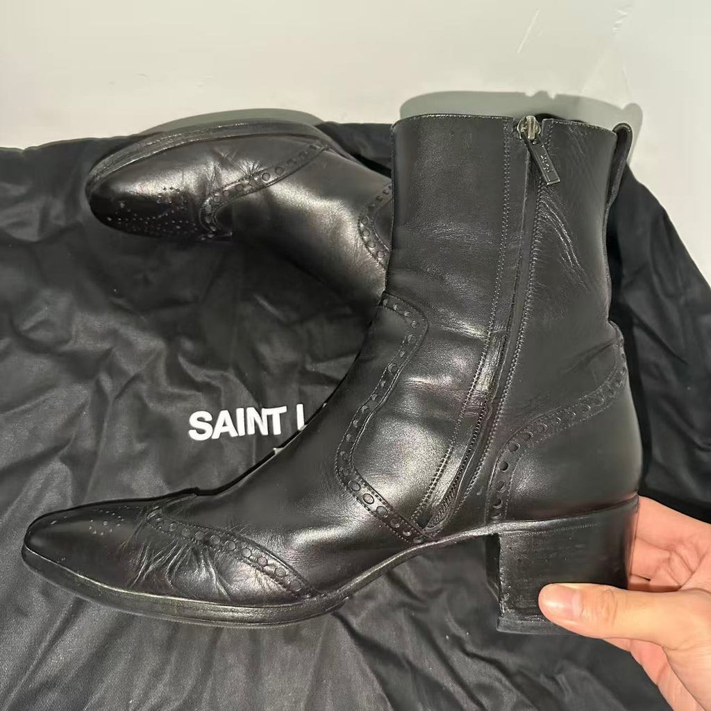 Saint Laurent 15FW Leather Boots
