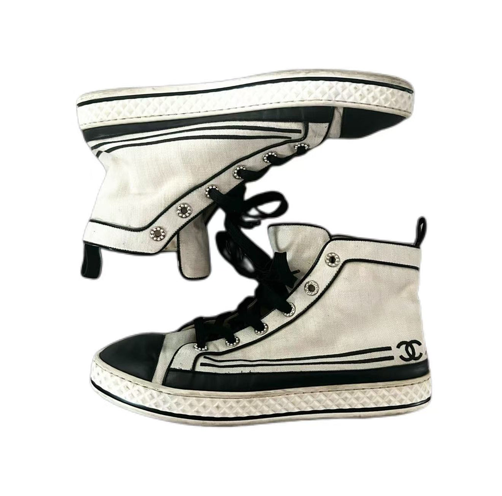 Chanel Basket Toile Multicolore Sneaker