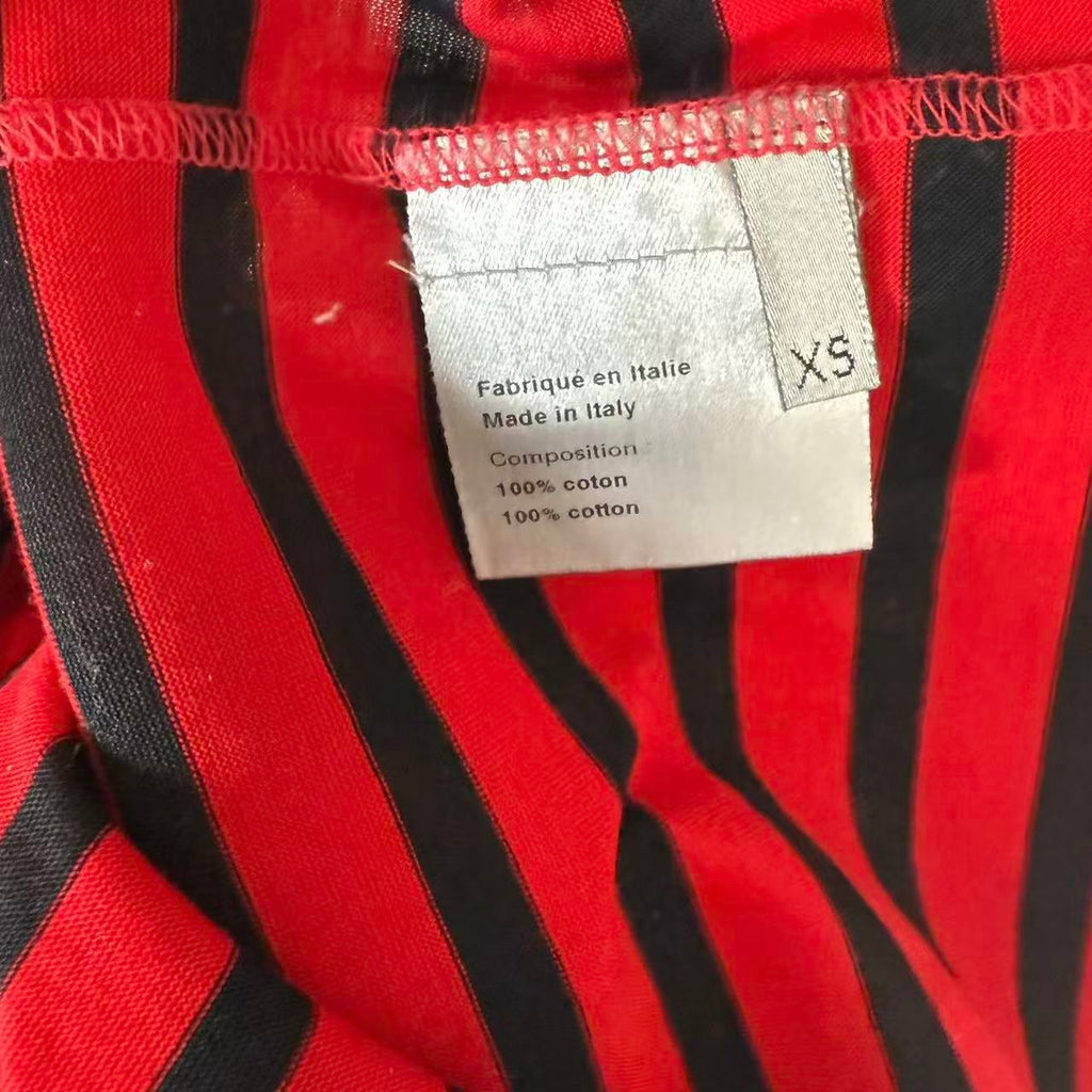 Dior Homme 04AW Victim of the Crime Striped Tee
