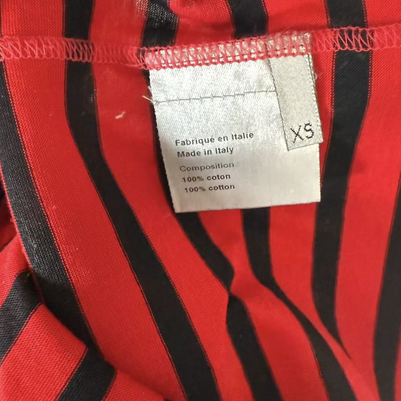 Dior Homme 04AW Victim of the Crime Striped Tee