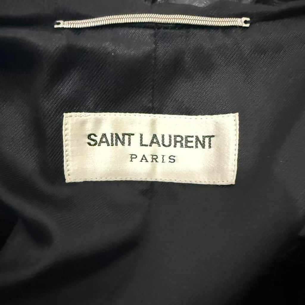 Saint Laurent 20SS Tasselled Velvet Hooded Jacket