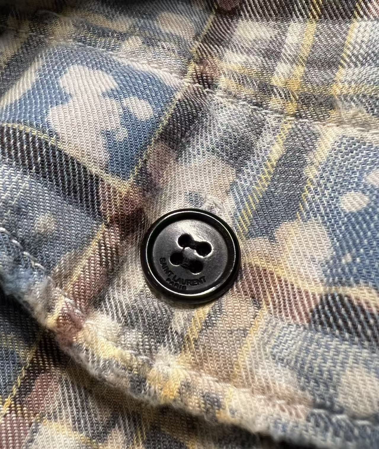 Saint Laurent 16SS Surf Sound Bleached Shirt