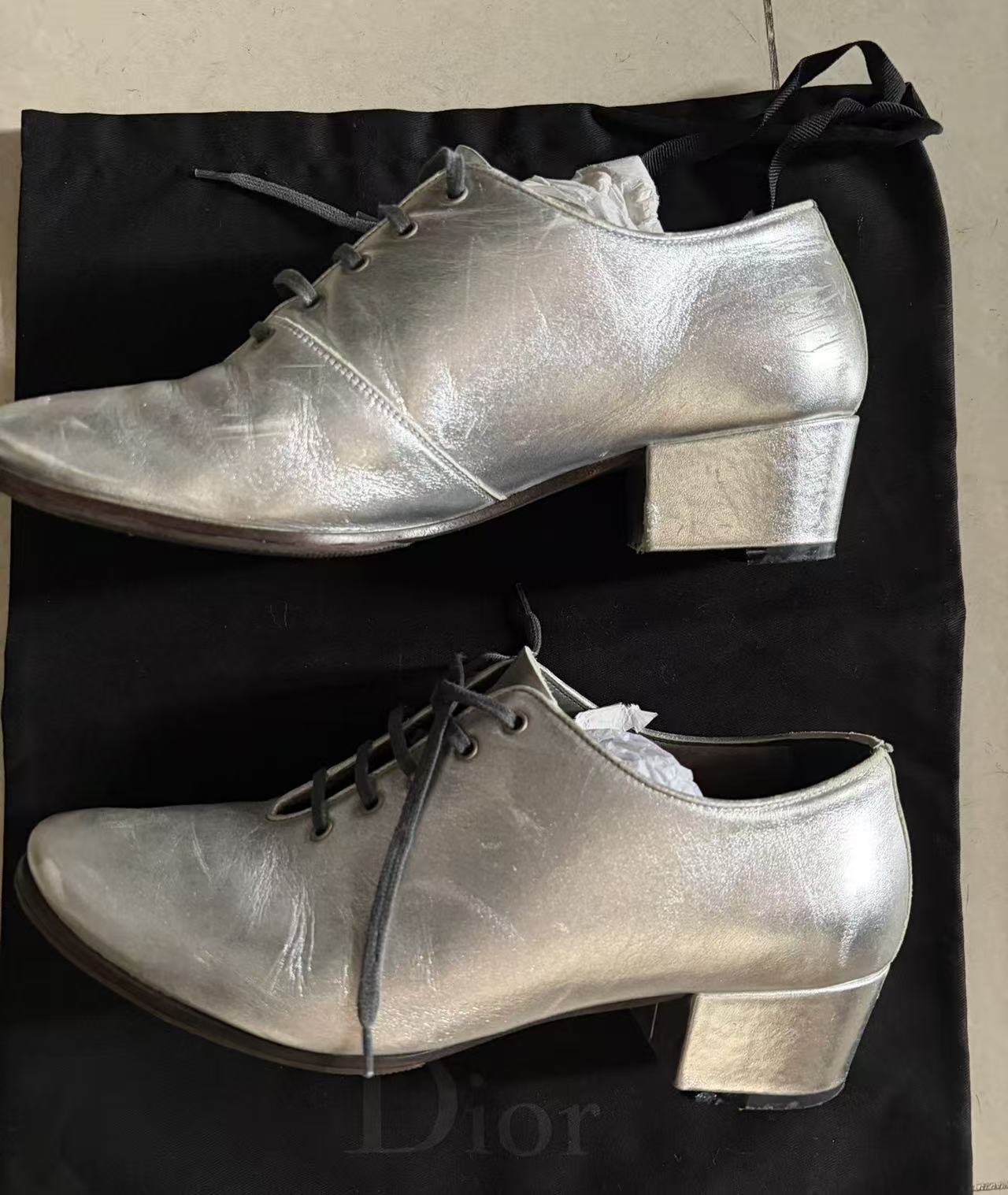 Dior Homme 07ss Silver Tango Boots