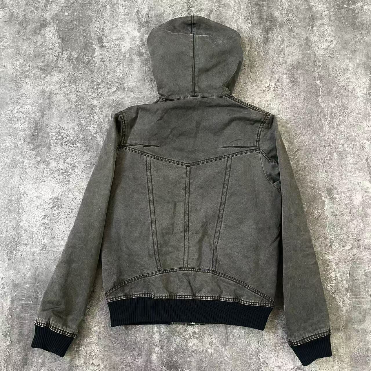 Dior Homme Black Hooded Anorak Jacket