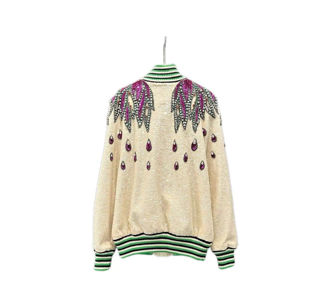 Gucci runway glitter jacket