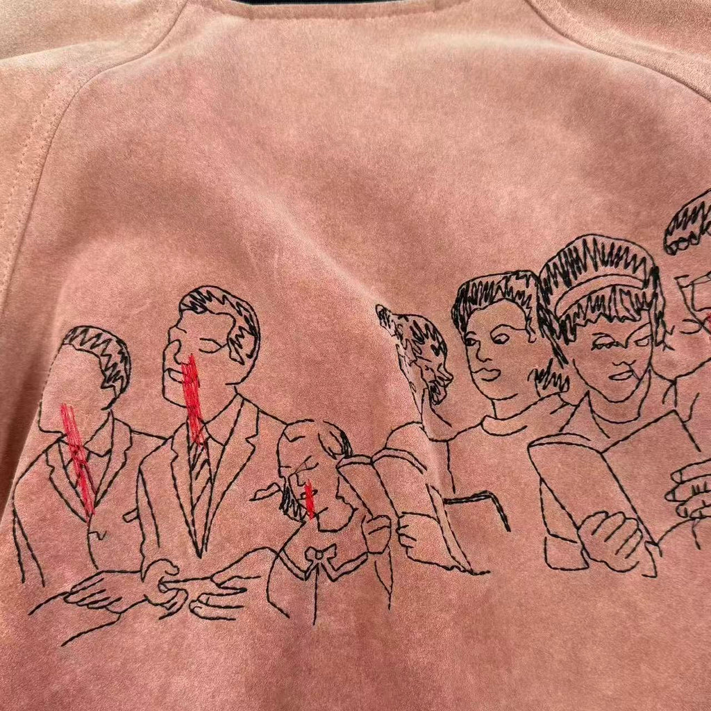 Enfants Riches Déprimés 18SS Nosebleed Choir Suede Jacket