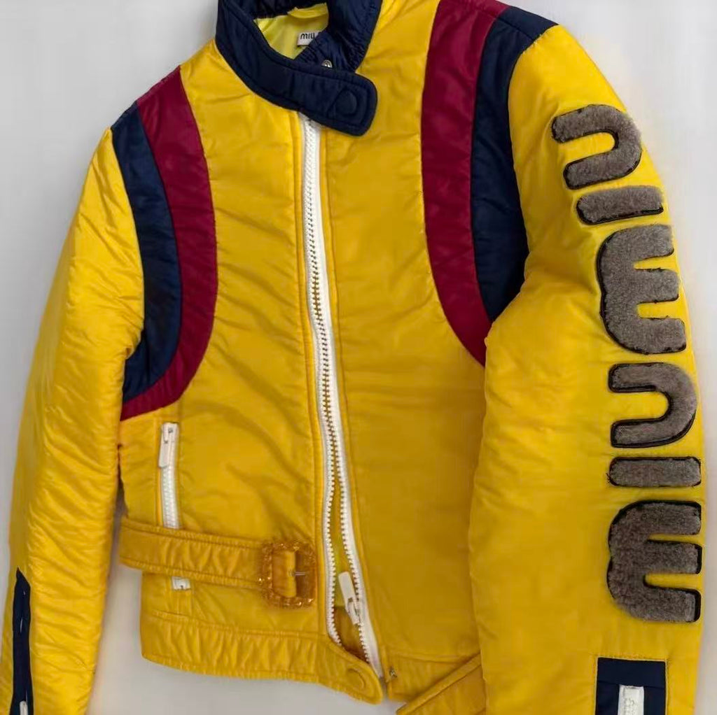 Miu Miu 17FW Nylon Biker Jacket