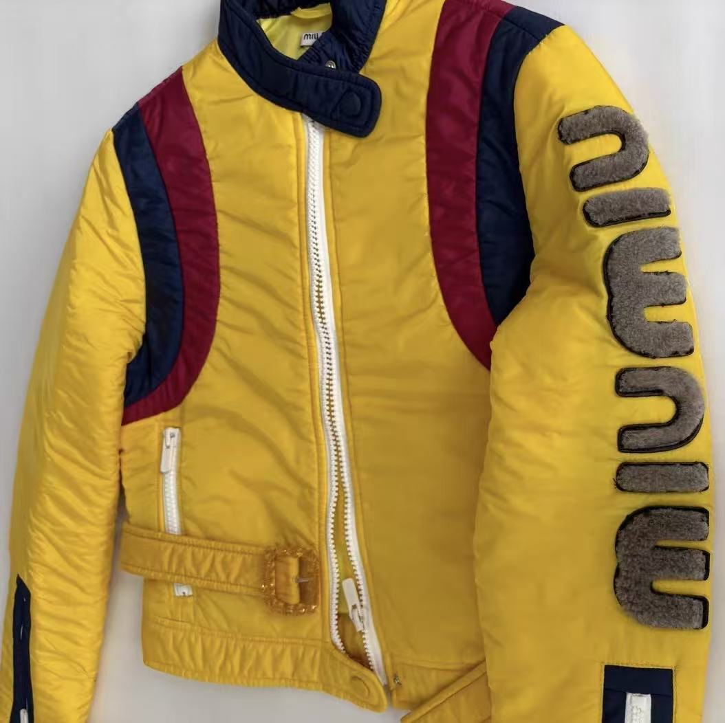 Miu Miu 17FW Nylon Biker Jacket