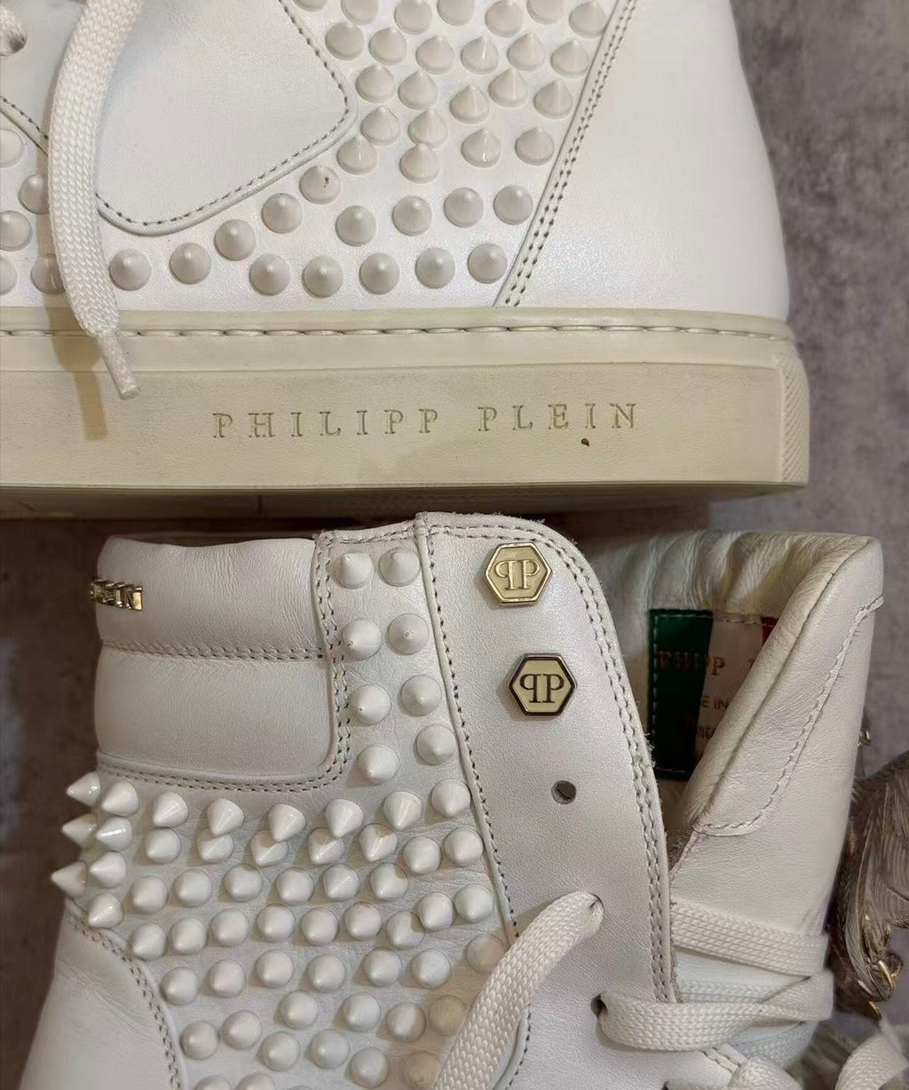 Philipp Plein Studded High Top Sneakers