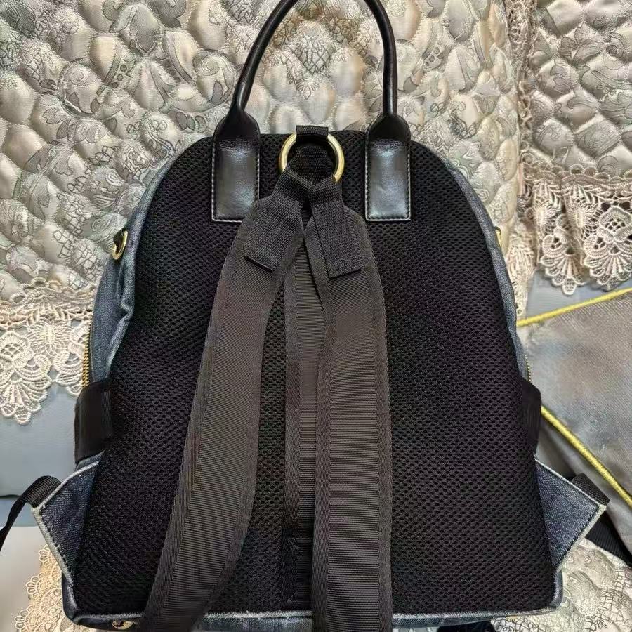 miu miu denim backpack
