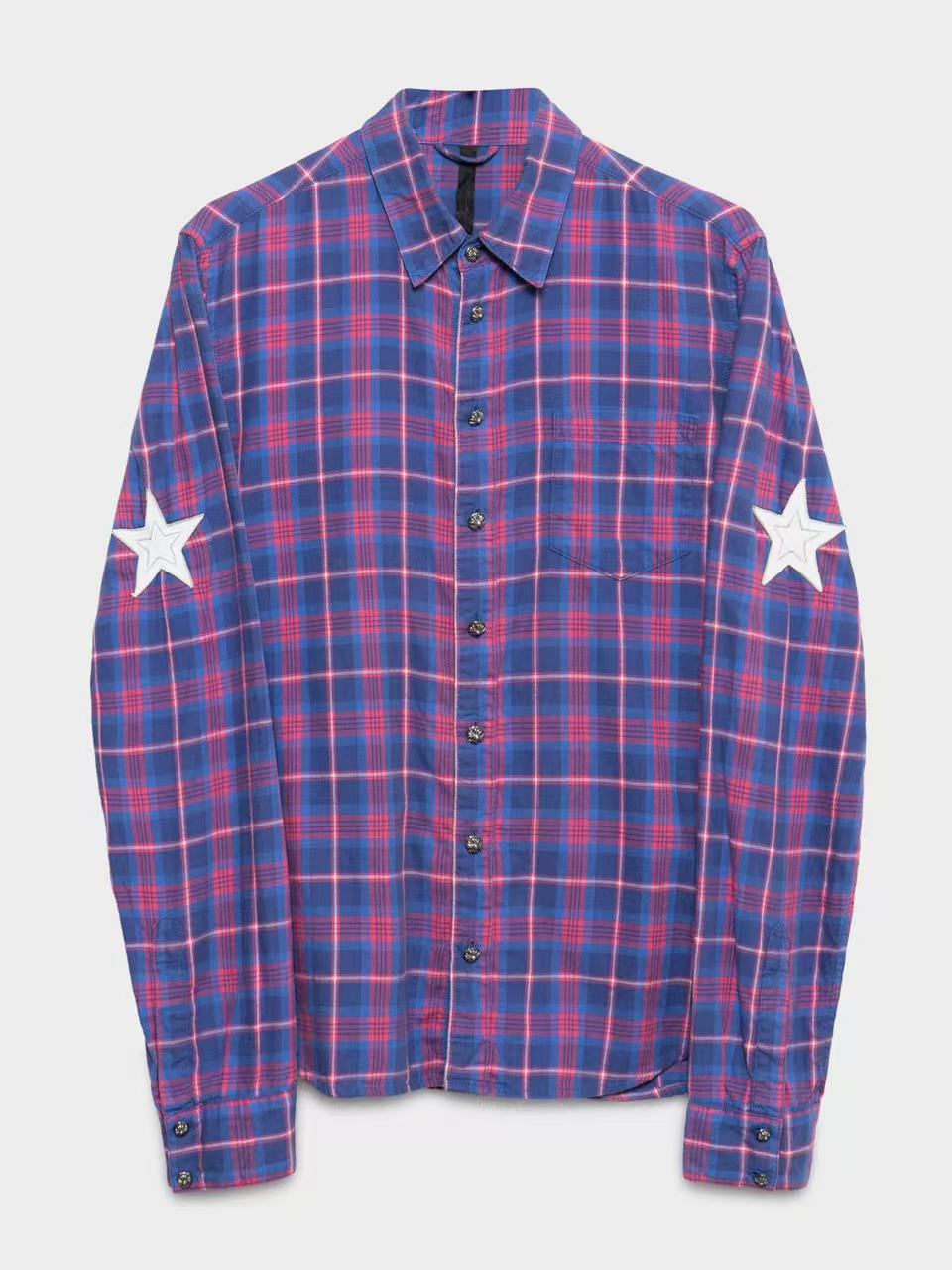 Chrome Hearts Star Patch Flannel Shirt