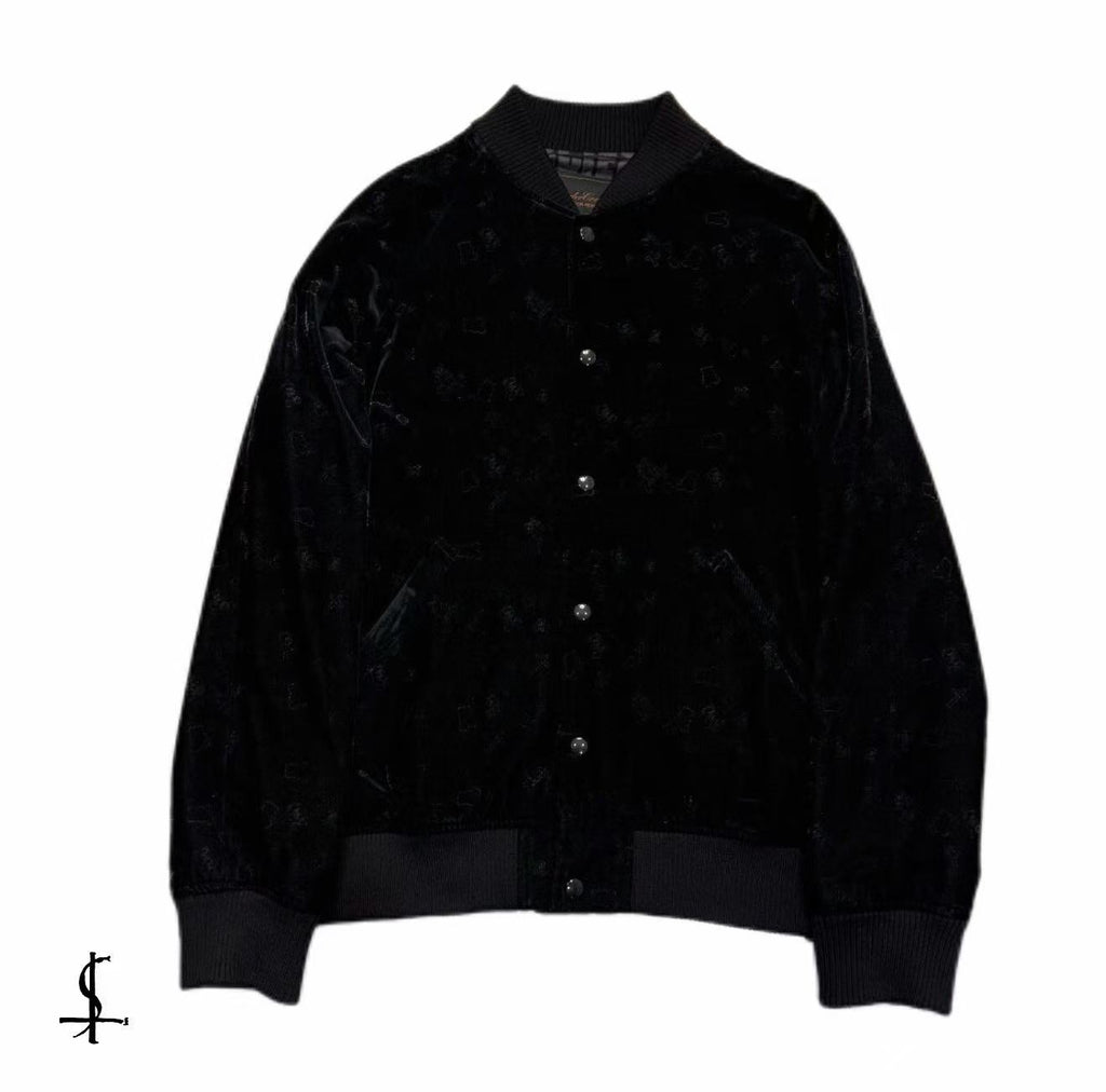 Undercover 02AW Teddy Bear Velour Bomber Jacket