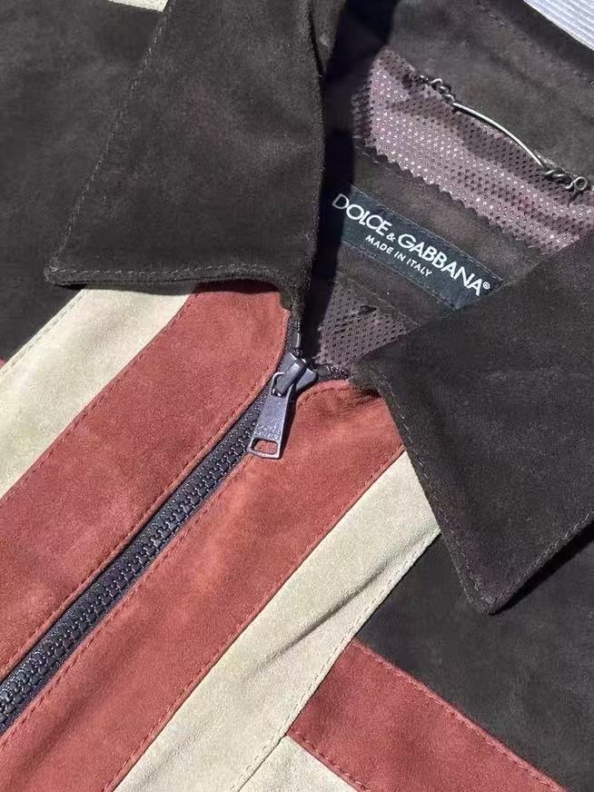 Dolce&Gabbana 05SS Suede Striped Jacket