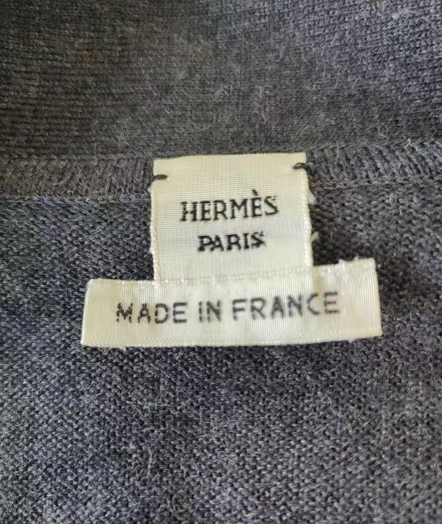 Hermes Leopard Print Cardigan