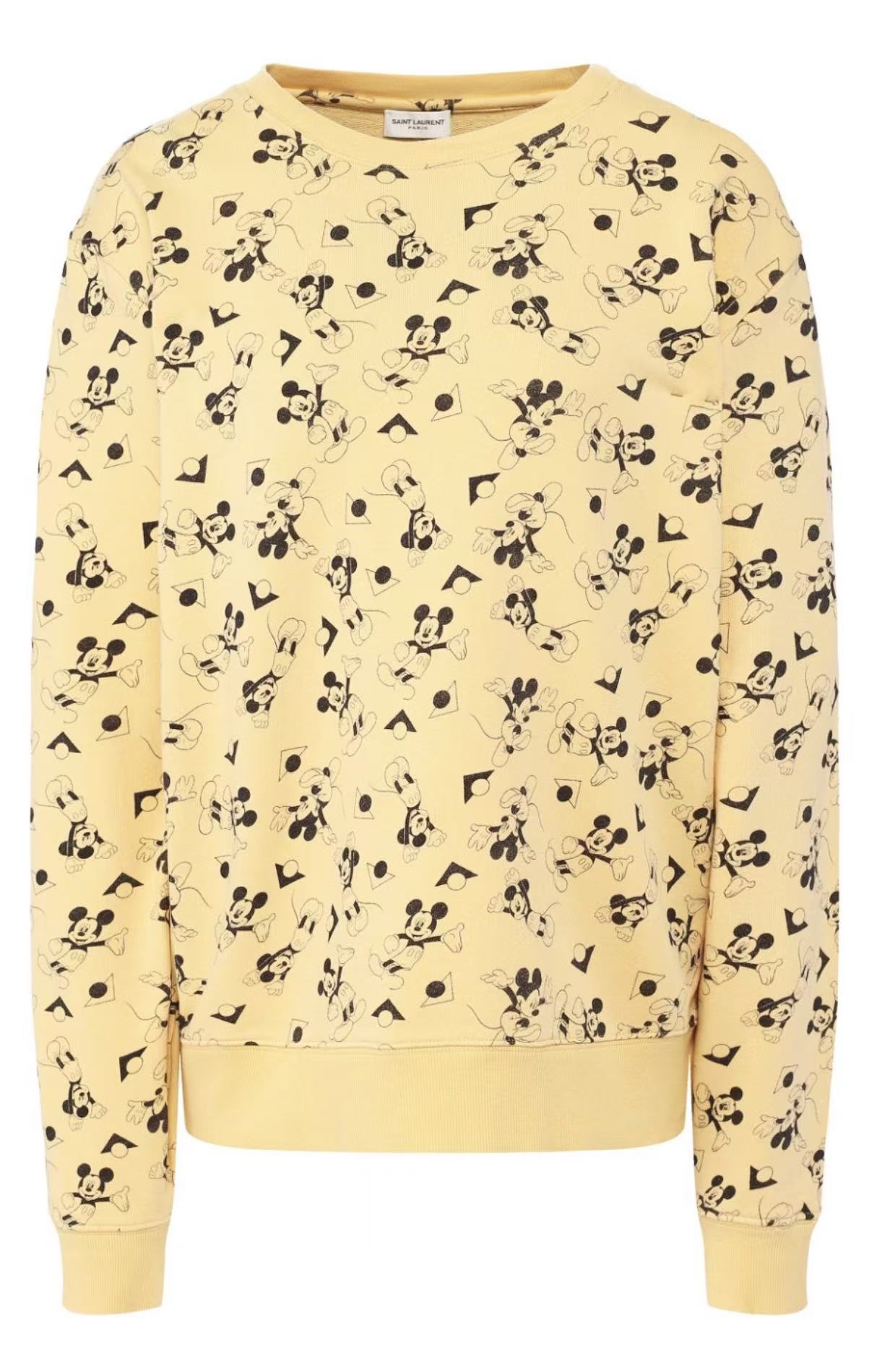 Saint Laurent 2019 micky mouse sweatshirt