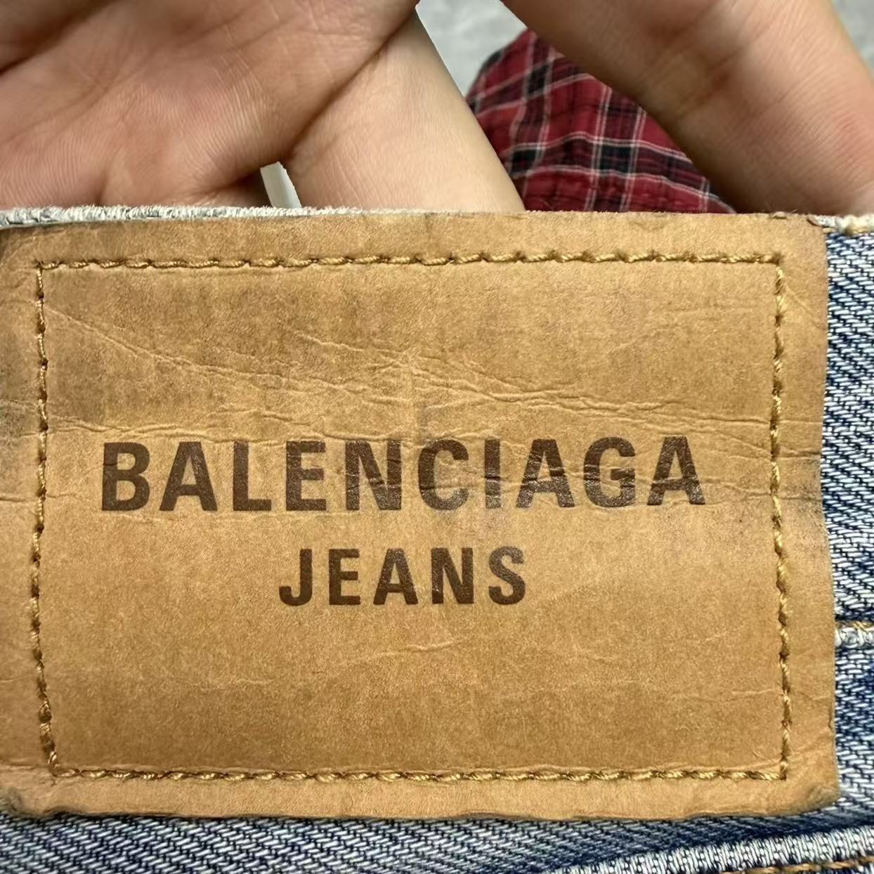 Balenciaga FW21 Destroyed Normal Jeans