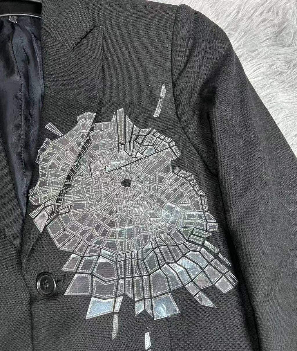 Dior Homme 08AW Broken Heart Wool Blazer