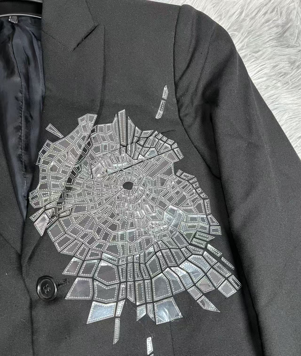 Dior Homme 08AW Broken Heart Wool Blazer
