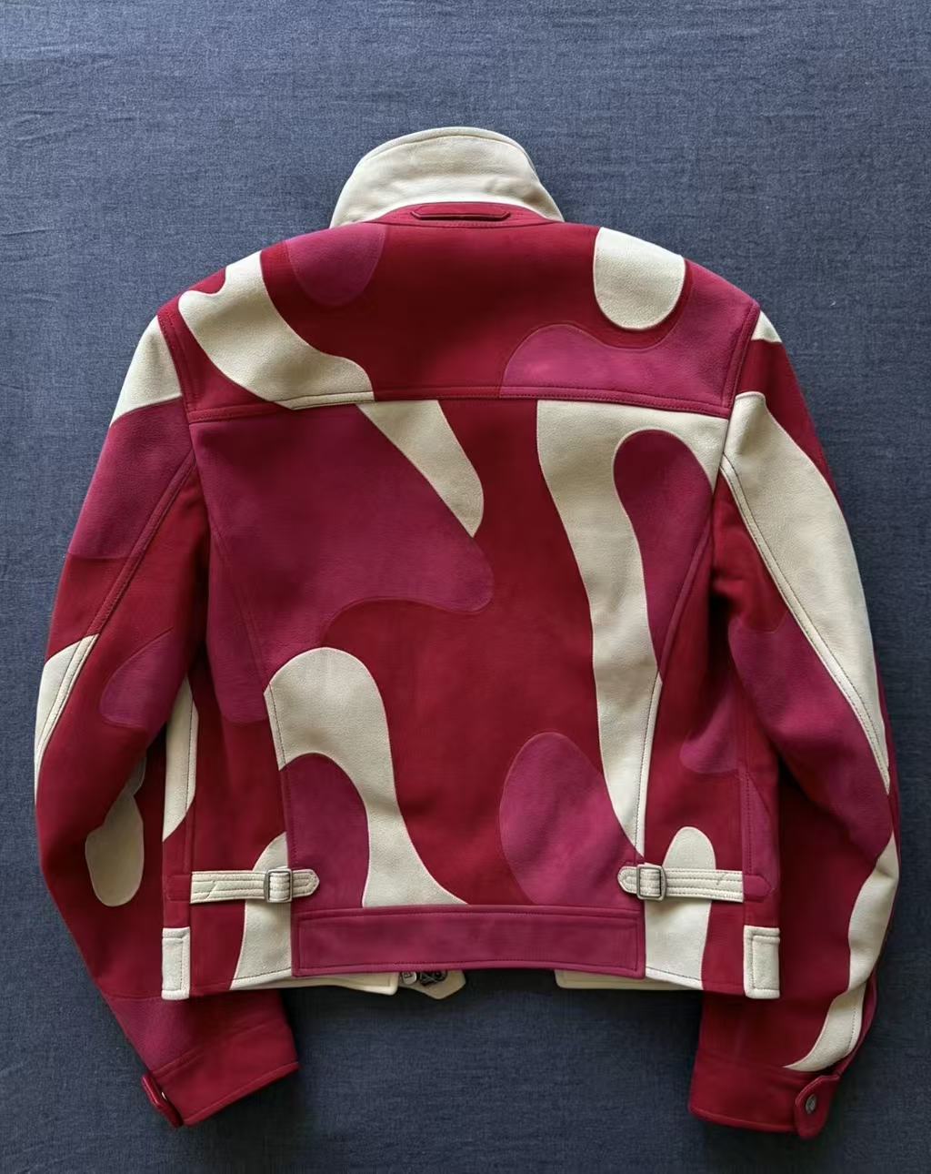 Tom Ford 16SS Patchwork Suede Jacket
