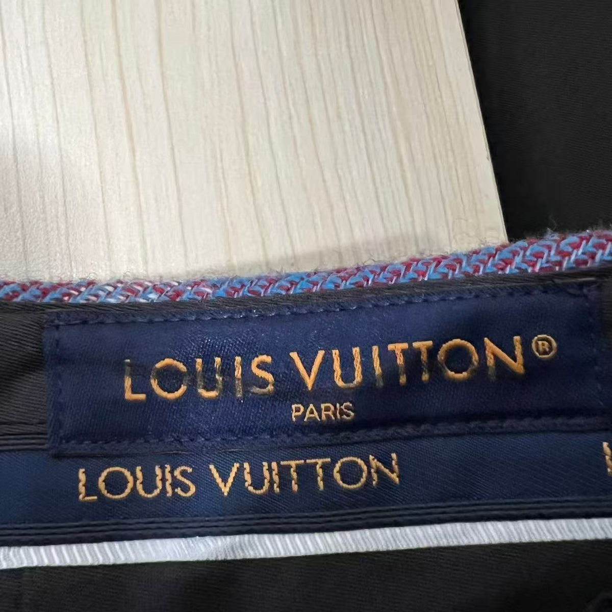 Louis Vuitton 23FW Multi-Color Artistic Print Wide-Leg Casual Pants