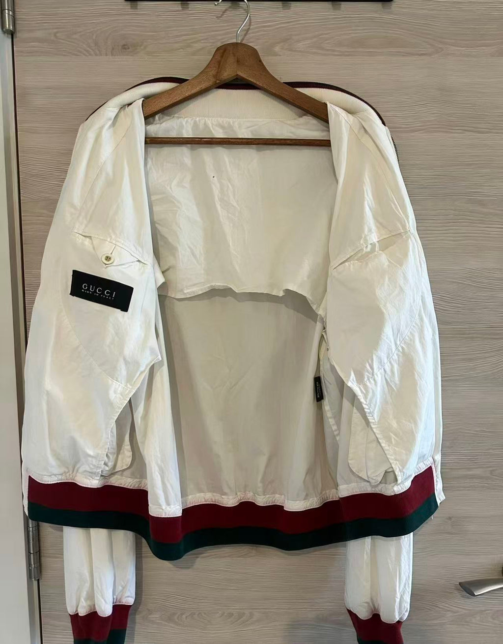 Gucci by tom ford 04aw classic colorway white cotton jacket