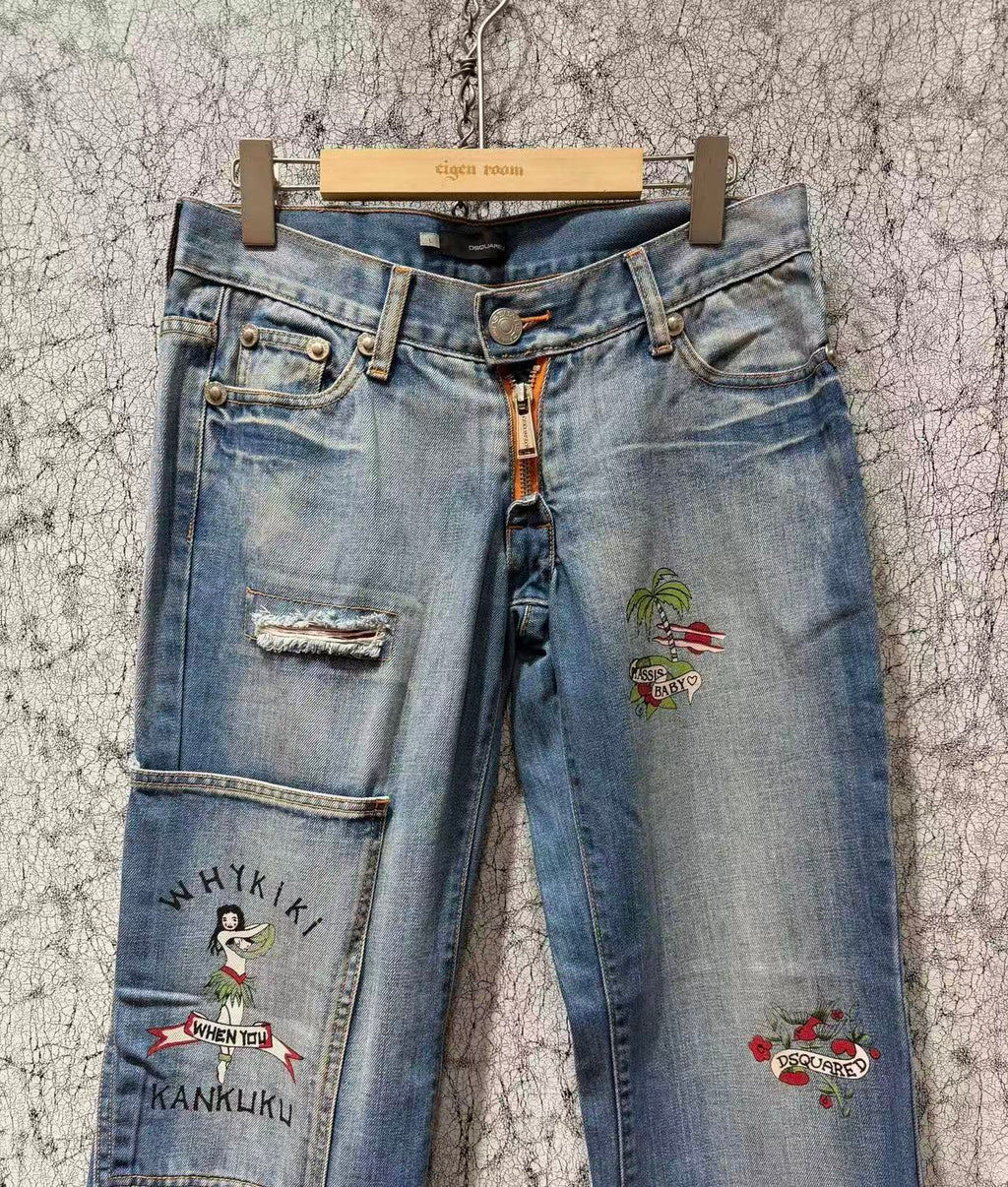 Dsquared2 05SS Waikiki Hawaii Denim Jeans