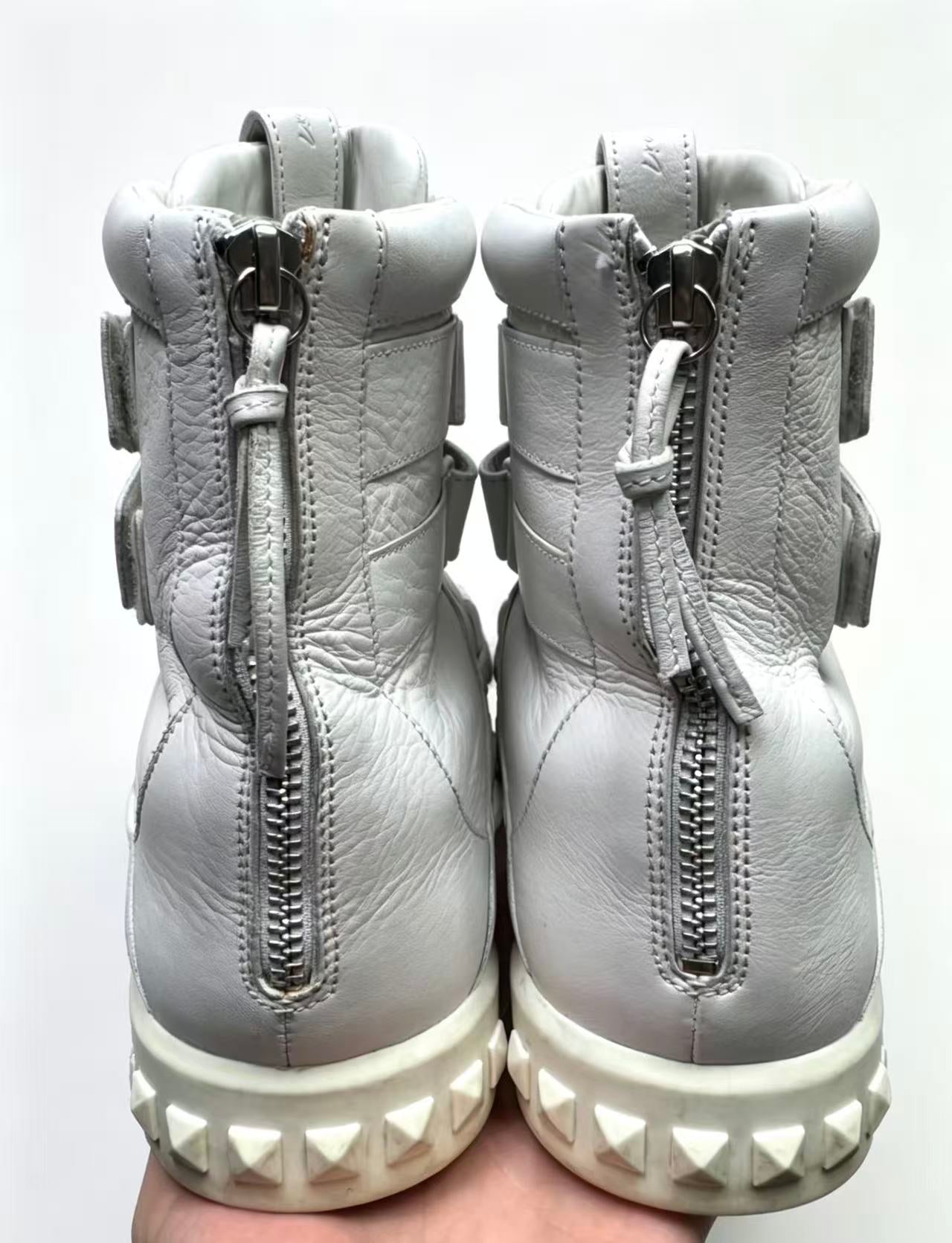 Pierre Balmain ss2012 high top Velcro strap shoes