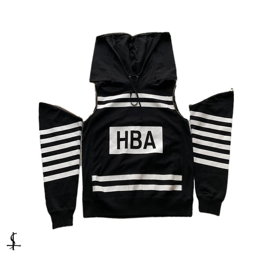 Hood by air open zip hoodie