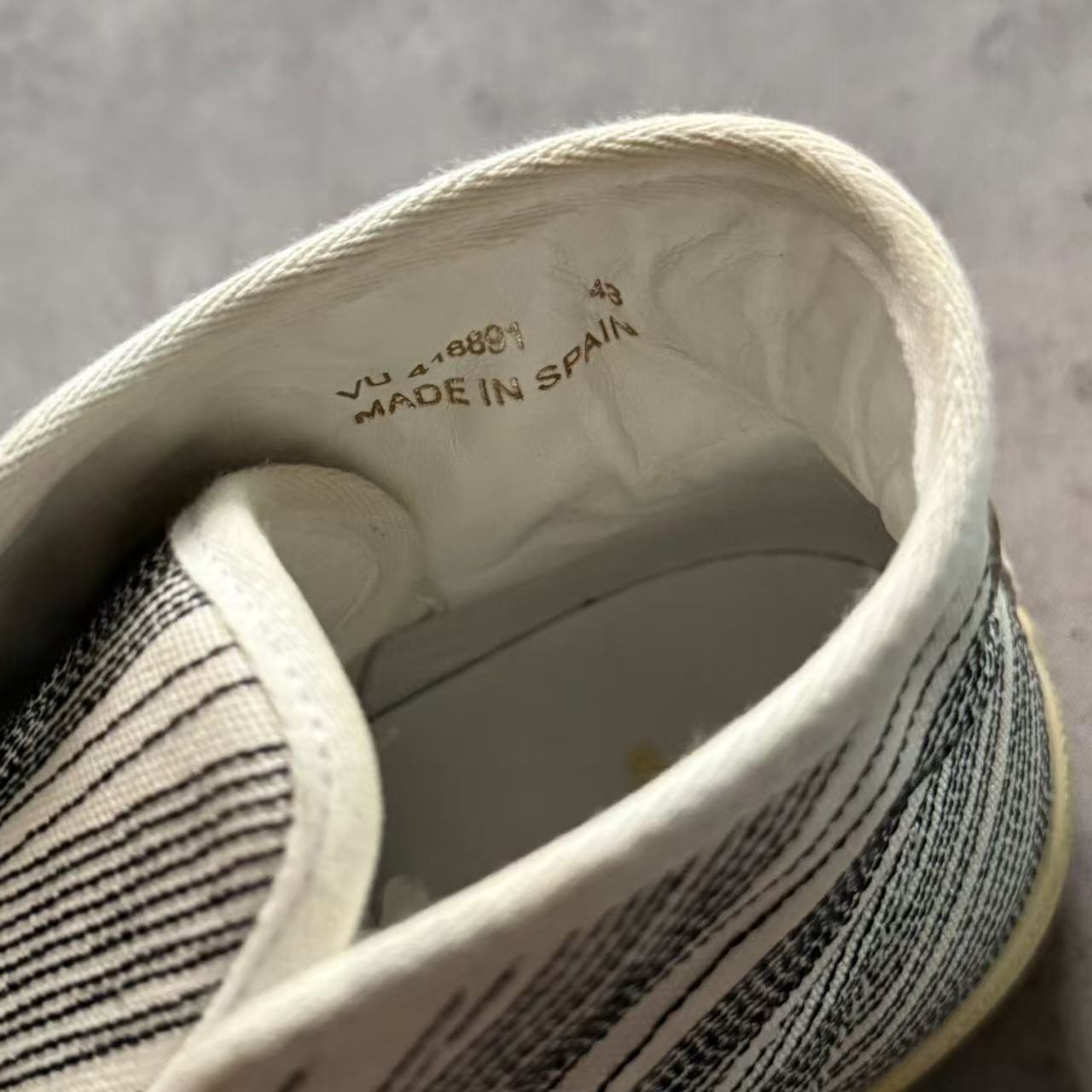 Saint Laurent 16SS Signature Court Surf Bang Embroidered High Top Sneakers