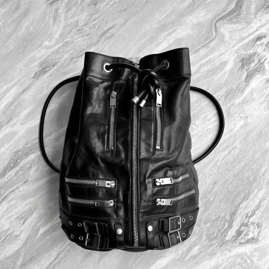 Saint Laurent 14AW Multi-Zipper Bucket Backpack