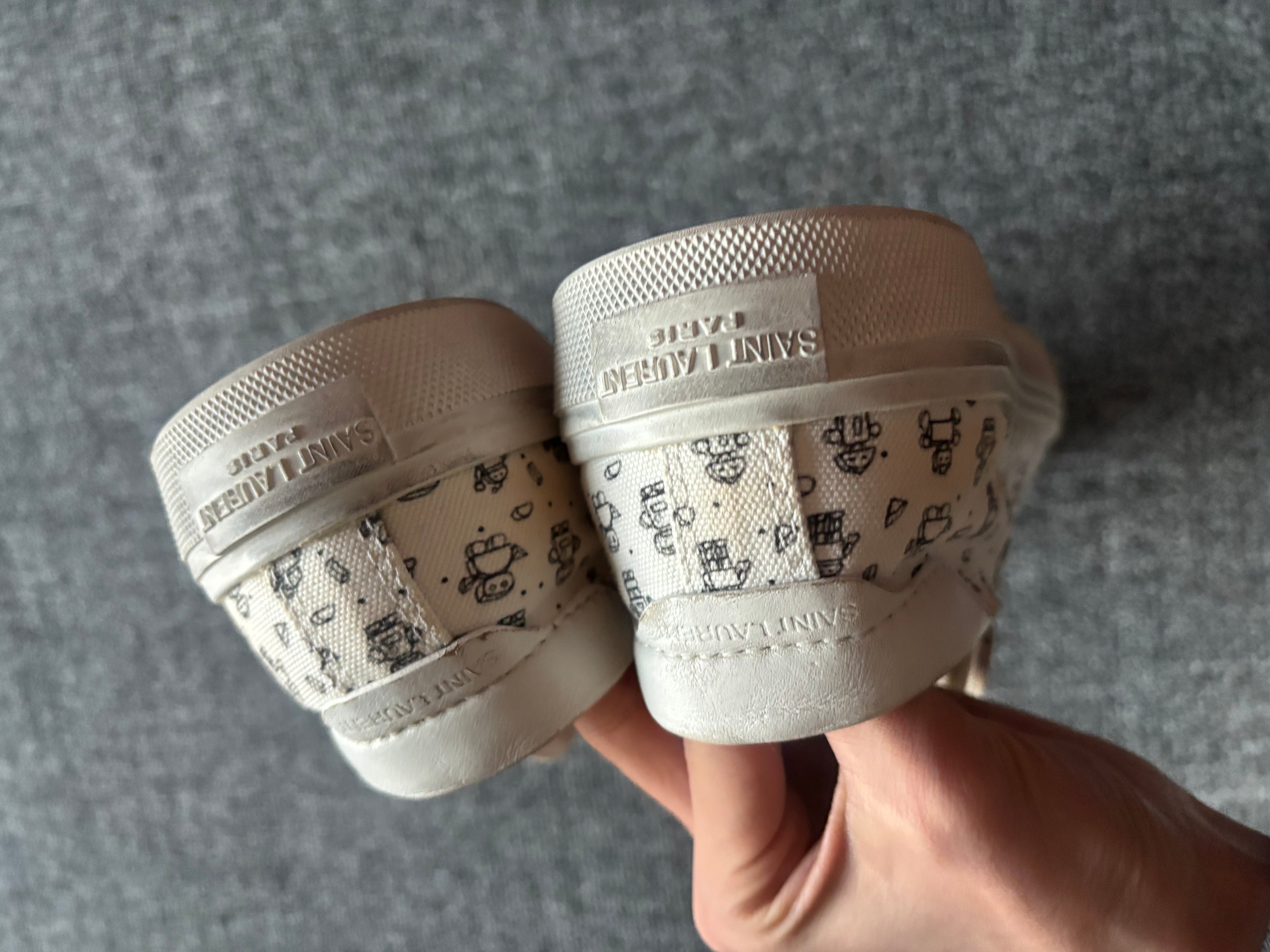 SAINT LAURENT SOLARIS MINI ROBOT SNEAKERS