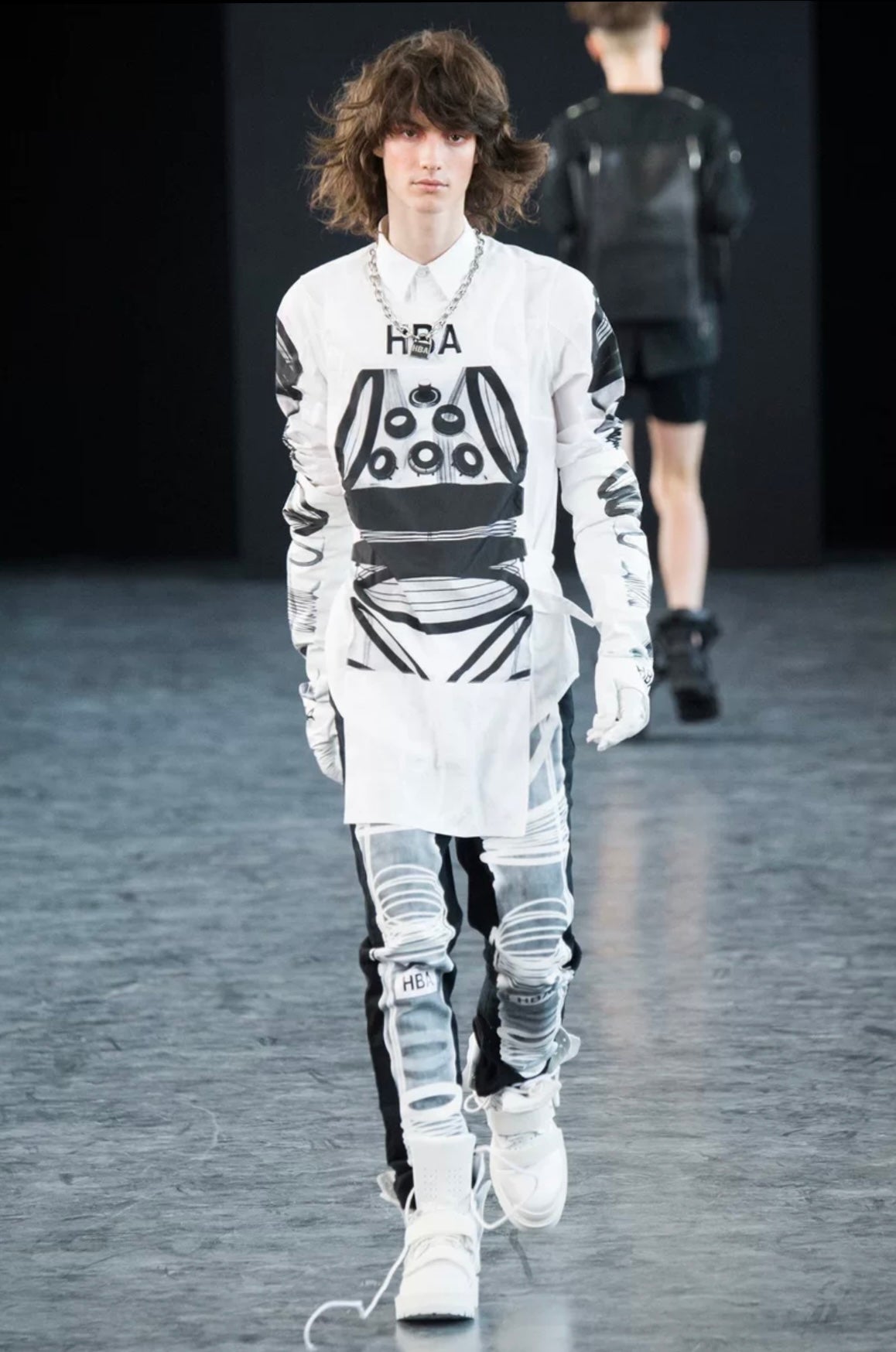 Hood by air 2015 runway jeans