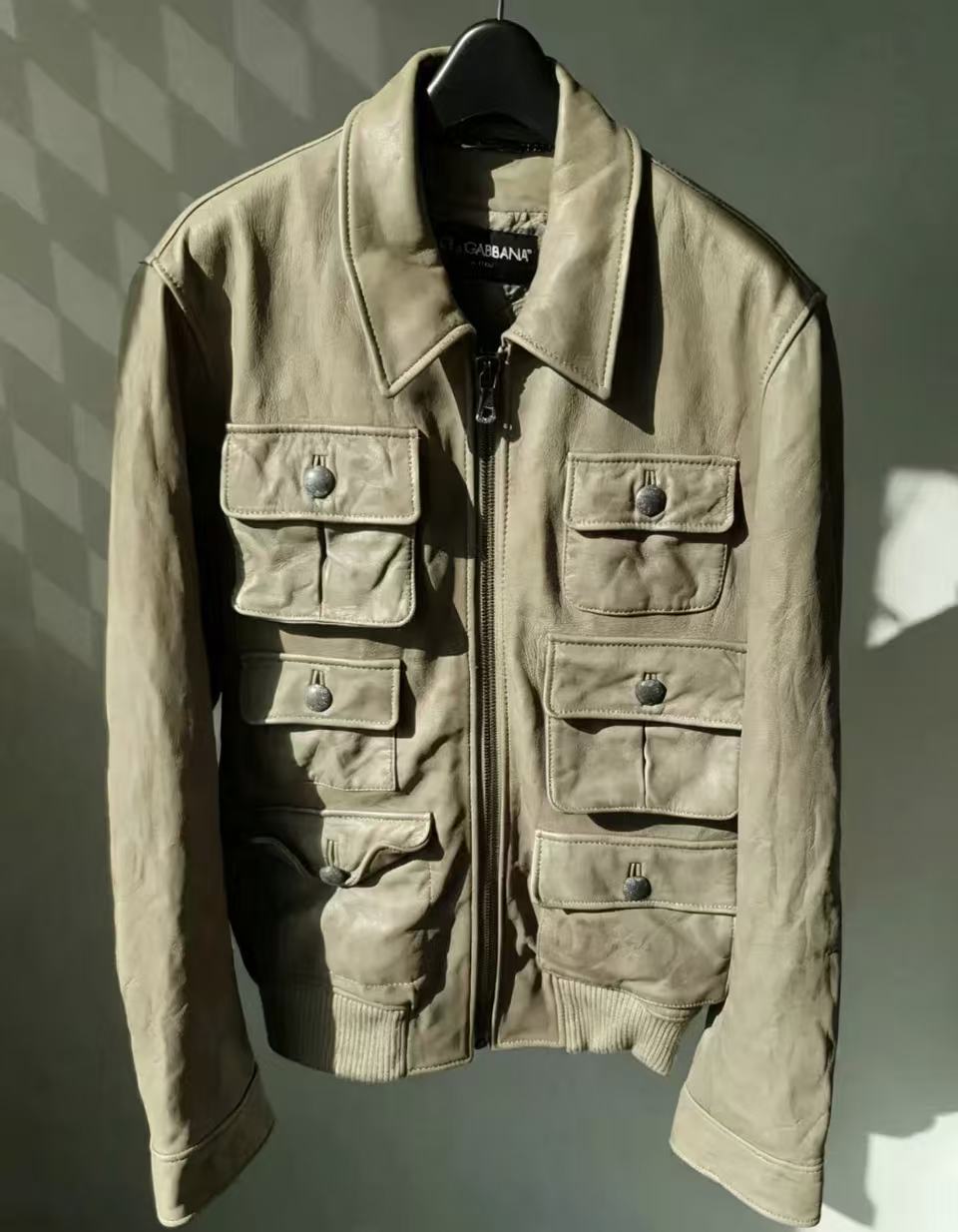 Dolce & Gabbana  03AW Multi-Pocket Leather Jacket