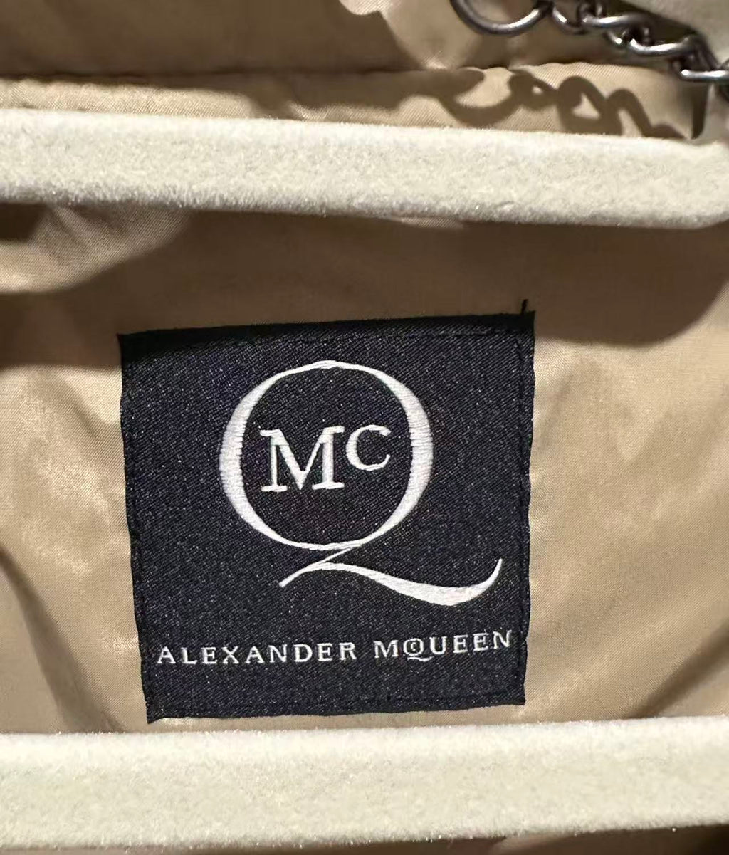 Alexander Mcqueen Leopard Print Faux Fur Jacket