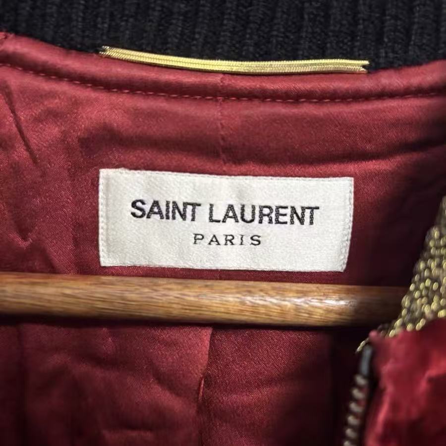 Saint Laurent 19AW Sequin Hand Beaded 'Sukajan' Souvenir Jacket
