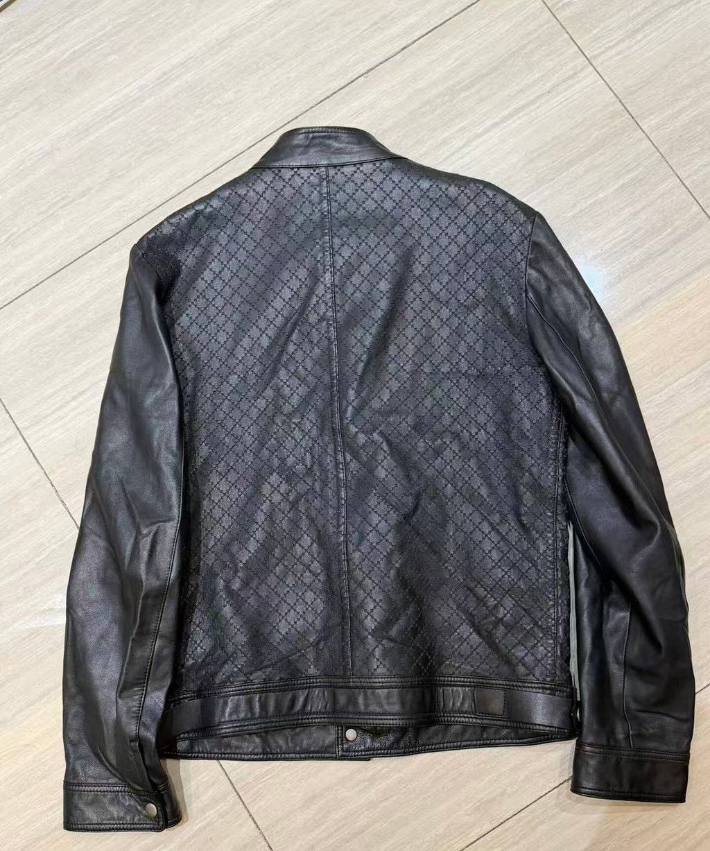 Gucci 10s Laced Leather Jacket