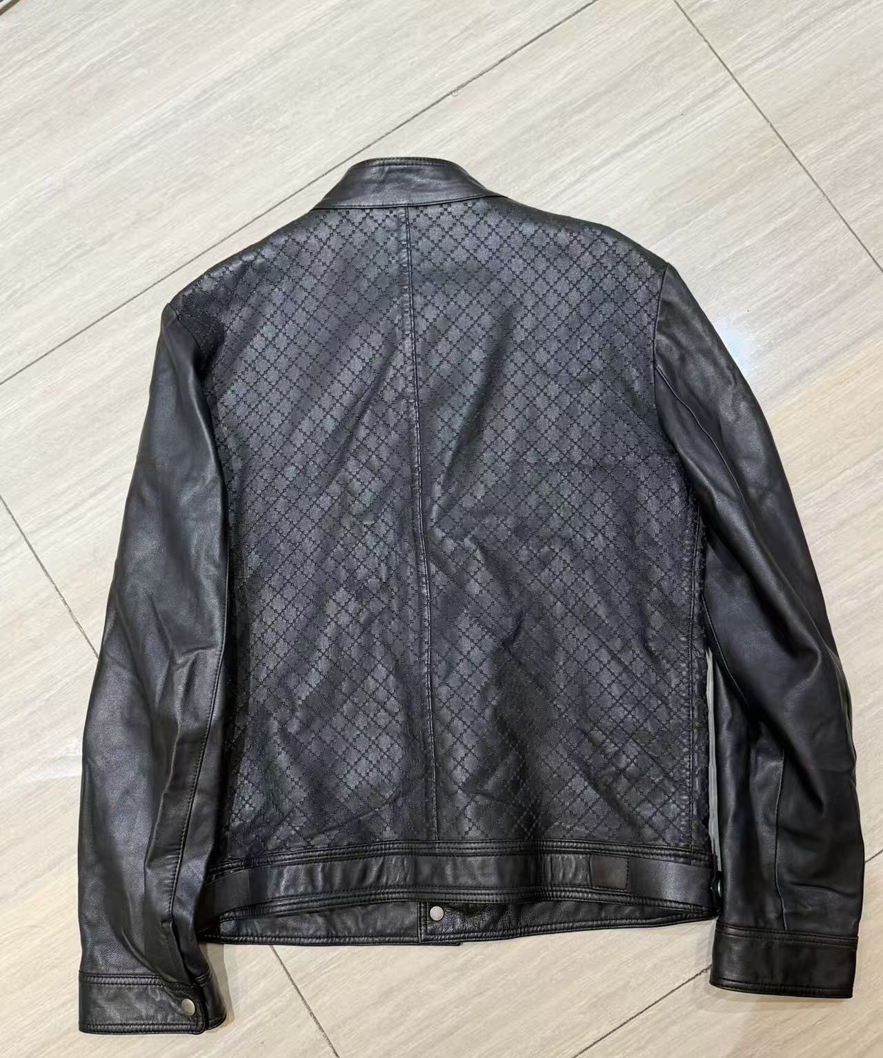 Gucci 10s Laced Leather Jacket
