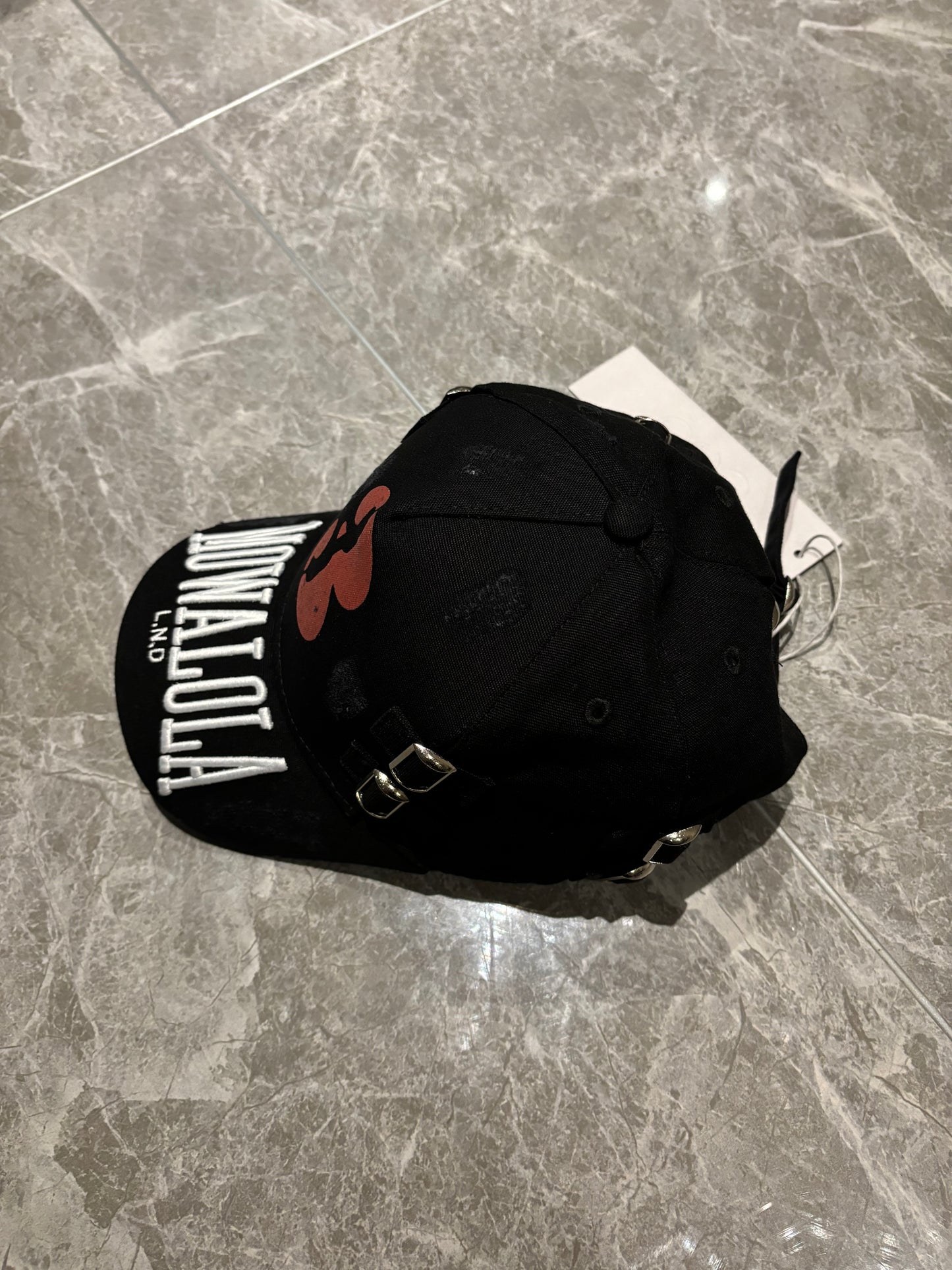 Mowalola logo cap