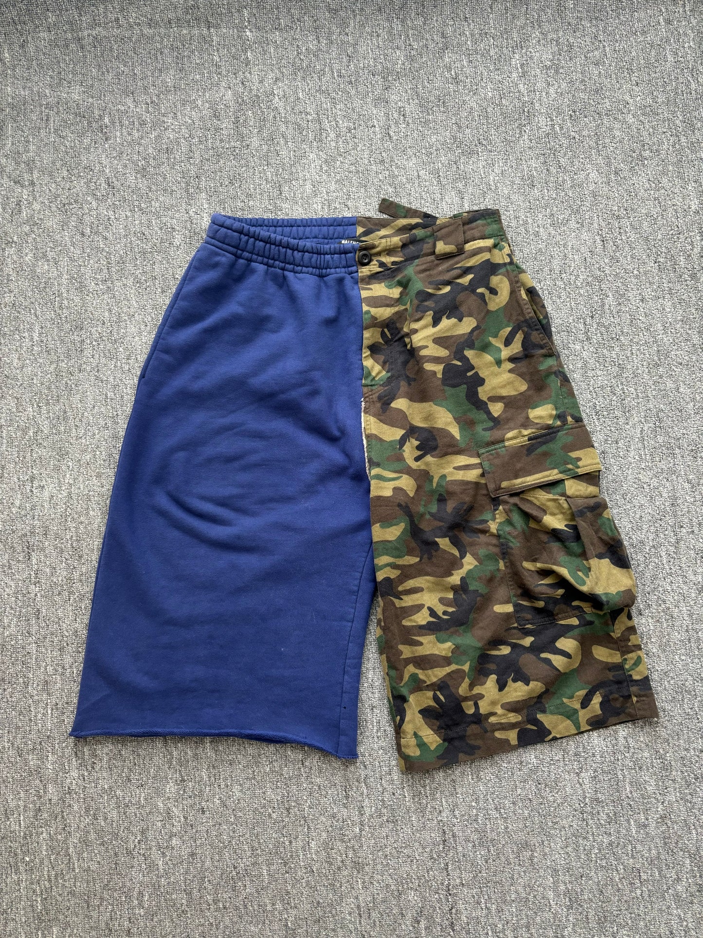 Balenciaga half camo shorts