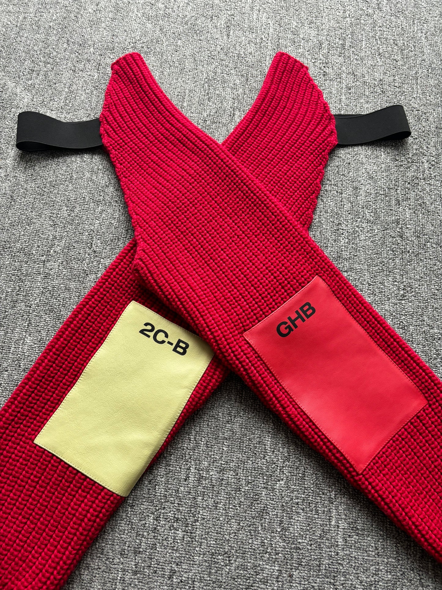 FW2018 Raf Simons 'Drugs' Patchwork
2-CB GHB Knit sleeves