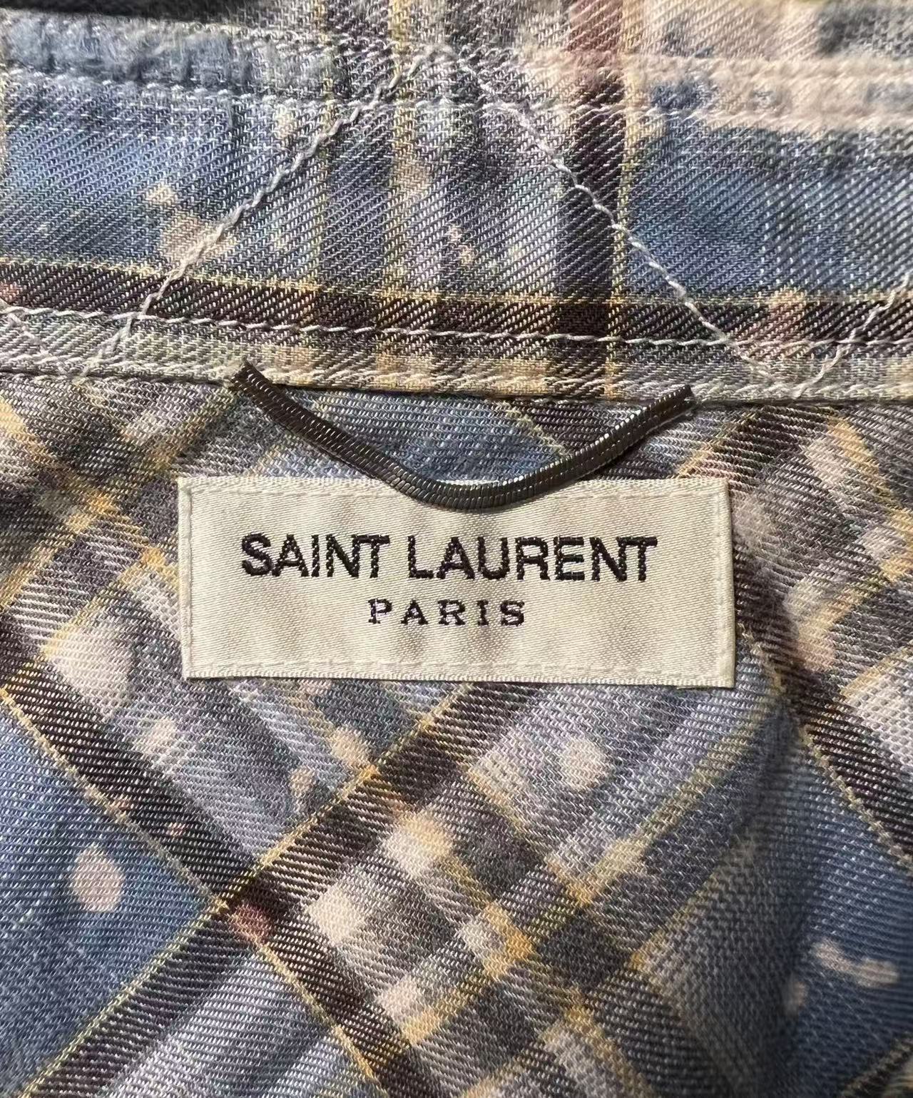 Saint Laurent 16SS Surf Sound Bleached Shirt